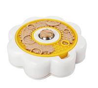 Slow Lick Bowl, Pet Feeding Dish, Compact Size Anti Fast Eating with Textured, Authentic Silicone Material, Engaging Feeding Design for Calm Eating, Pet Bowl for Home Kitchen Use