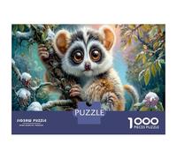 Slow Loris Classic 1000 Pc Rigid Cardboard Jigsaw Frosty Winter Forest Canopy for Seniors Leisure Time Rainy Day Fun Must-Have Puzzle Lovers 70x50cm/1000pcs