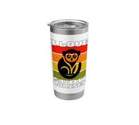 Slow Loris Retro I Love Slow Lorises Stainless Steel Insulated Tumbler