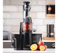 Slow Masticating Juicer 400W with Large Chute for Fruit and Veg Cooks Professional Black One Size