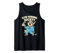 Slow Morning Society Coffee S.m.s Sloth Ultra Slow-Motion Tank Top
