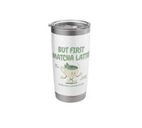 Slow Mornings But First Matcha Latte Stainless Steel Insulated Tumbler