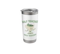 Slow Mornings Half Teacher Half Matcha Stainless Steel Insulated Tumbler