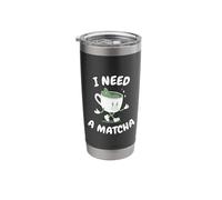 Slow Mornings I Need a Matcha Club Stainless Steel Insulated Tumbler