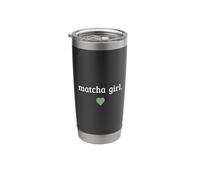 Slow Mornings Matcha Girl Club Stainless Steel Insulated Tumbler