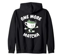 Slow Mornings One More Matcha Club Zip Hoodie