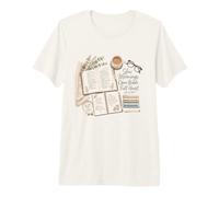 Slow Mornings Open Bible Study Full Heart Christian Design Premium T-Shirt