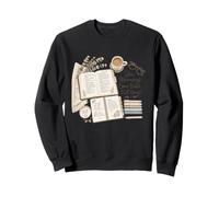 Slow Mornings Open Bible Study Full Heart Christian Design Sweatshirt