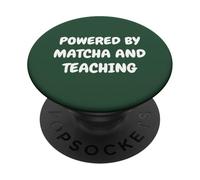 Slow Mornings Powered By Matcha And Teaching PopSockets Adhesive PopGrip