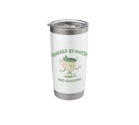 Slow Mornings Powered By Matcha and Teaching Stainless Steel Insulated Tumbler