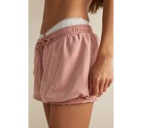 Slow Motion Bloomer Shorts by Intimately at Free People in Dusty Pink, Size: Large - female