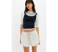Slow Motion Bloomer Shorts by Intimately at Free People in Oatmeal Heather, Size: Large - female