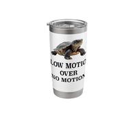 Slow Motion Over No Motion Turtle Meme Stainless Steel Insulated Tumbler
