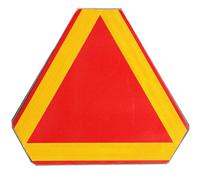 Slow Moving Vehicle Sign, Slow Moving Vehicle Triangle Golf Cart Accessories, Safety Triangle Road Sign for Vehicles Tractor Maintenance Vehicles