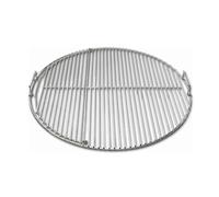 Slow 'N Sear SnS Grills Easy Spin Charcoal Grill Cooking Grate 2-Zone Stainless Steel Hinged Replacement - Tailgating & Backyard Cooking - 22 Inches