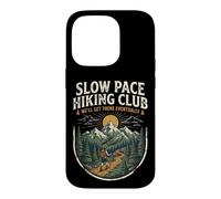 Slow Pace Hiking Club We'll Get There Eventually Case for iPhone 14 Pro