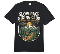 Slow Pace Hiking Club We'll Get There Eventually Comfort Colors Adult Heavyweight T-Shirt