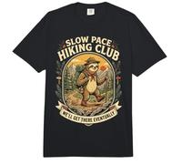 Slow Pace Hiking Club We'll Get There Eventually Comfort Colors Adult Heavyweight T-Shirt