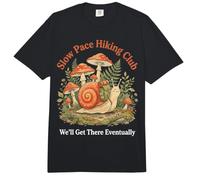 Slow Pace Hiking Club We'll Get There Eventually Comfort Colors Adult Heavyweight T-Shirt