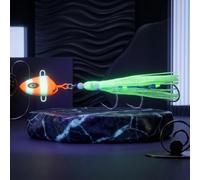 Slow Pitch Jig 100g for Deep Water Targeting with Saltwater-Tolerant Materials and Predictable Action (Red)