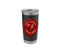 Slow Post Approval Seal Snail Quill Design Stainless Steel Insulated Tumbler