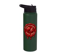 Slow Post Approval Seal Snail Quill Design Stainless Steel Insulated Water Bottle