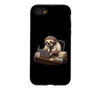 Slow Productive Sloth Office Humor Work Motivation Case for iPhone SE (2020) / 7/8
