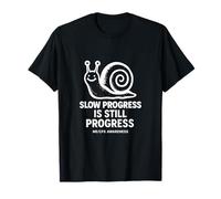 SLOW PROGRESS IS STILL PROGRESS - ME/CFS AWARENESS - SNAIL T-Shirt