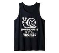 SLOW PROGRESS IS STILL PROGRESS - ME/CFS AWARENESS - SNAIL Tank Top