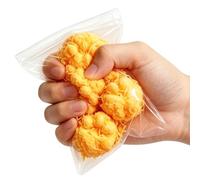 Slow Rebound Bread Squeeze Toy - Crisp Sound Sensory Fidget for Stress Relief | Soft PU Foam with Elastic Recovery Texture, Novelty Hand Press Gadget for Classroom Party Travel Desk Play