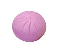 Slow Rebound Bread Squishy Realistic Design, squishy Dumplings Stress Ball, Dumpling Squishies Squeeze Fidget, Slow Rebound Sensory stress balls fidget for Kids & Adults(Purple)