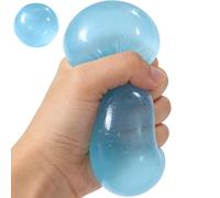 Slow Rebound Sensory Toy, Durable Hand Exerciser for Calm and Focus, 110g Weighted Feel Feature 6cm Compact Size Usage Travel Commuting Kids Teens Party Favors Daily Relaxation Blue Pink