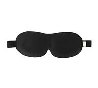 Slow Rebound Sleeping Eyeshade Eye Protection Patch Shield Blindfold for Traveling with V Shaped Nose Design Adjustable Hook Loop Fastener Gray Black Optional 21x8 5cm 48g (Black)