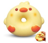 Slow Rising Squishies, Swimming Ring Design Duck Squishy Item, Stress Relief Sensory Fidget Item, Soft Squeeze Water Play Companion