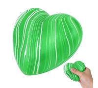 Slow Rising Stress, Heart Shaped Sensory Toy, Soft Tactile Relief Tool, Calming Fidget Accessory for Kids Youth Women Men Office Travel Classroom Home Relaxation Entertainment Focus