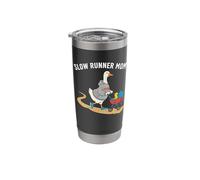 Slow Runner Mom Duck Jogging Stroller Humor Stainless Steel Insulated Tumbler