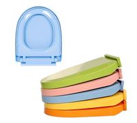 Slow Soft Close Toilet Seat for Children Kids,Small Toilet Lid Loo Seat Cover with Safe PP Material,Potty Training Seats for Home Kindergarten () (Blue)