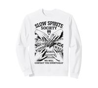 Slow Spirits Society Funny Ouija Board Turtle Planchette Sweatshirt
