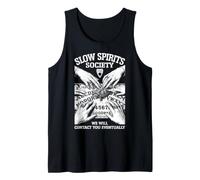 Slow Spirits Society Funny Ouija Board Turtle Planchette Tank Top
