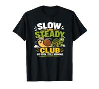 Slow Steady Club No Rush Still Winning Snail Tortoise T-Shirt