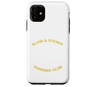 Slow & Steady Running Club, Fun Run, Marathon, Fitness, Gym Case for iPhone 11