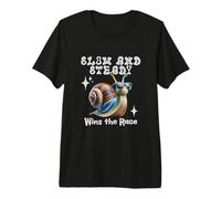 Slow & Steady Wins The Race Running Snail Run Premium T-Shirt