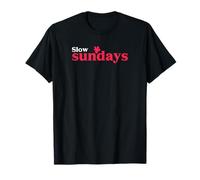 Slow Sundays Cute Self Care Weekend Aesthetic Graphic Tee T-Shirt