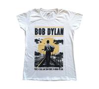 Slow Train Coming Skinny Fit T Shirt Bob Dylan White S