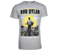 Slow Train Cotton T-Shirt Bob Dylan Grey L