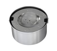 Slow Water Bowl Non-Slip Bottom Stainless Drinks Feeder Tray