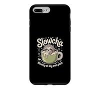 SlowCha Moving At My Own Pace Cute Sloth Tea Case for iPhone 7 Plus/8 Plus