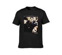 Slowdive Tour 90s T-Shirt Mens Casual Black Tee L