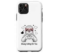 Slowly Falling for You Sloth Valentine Case for iPhone 11 Pro