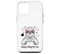 Slowly Falling for You Sloth Valentine Case for iPhone 12/12 Pro